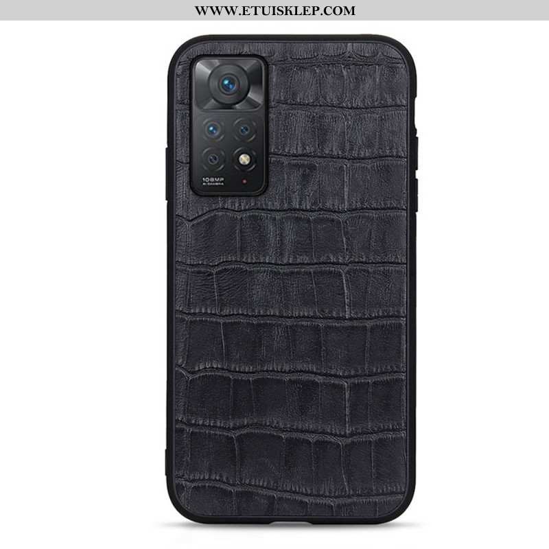 Etui do Xiaomi Redmi Note 11 Pro / 11 Pro 5G Oryginalna Skóra Krokodyla